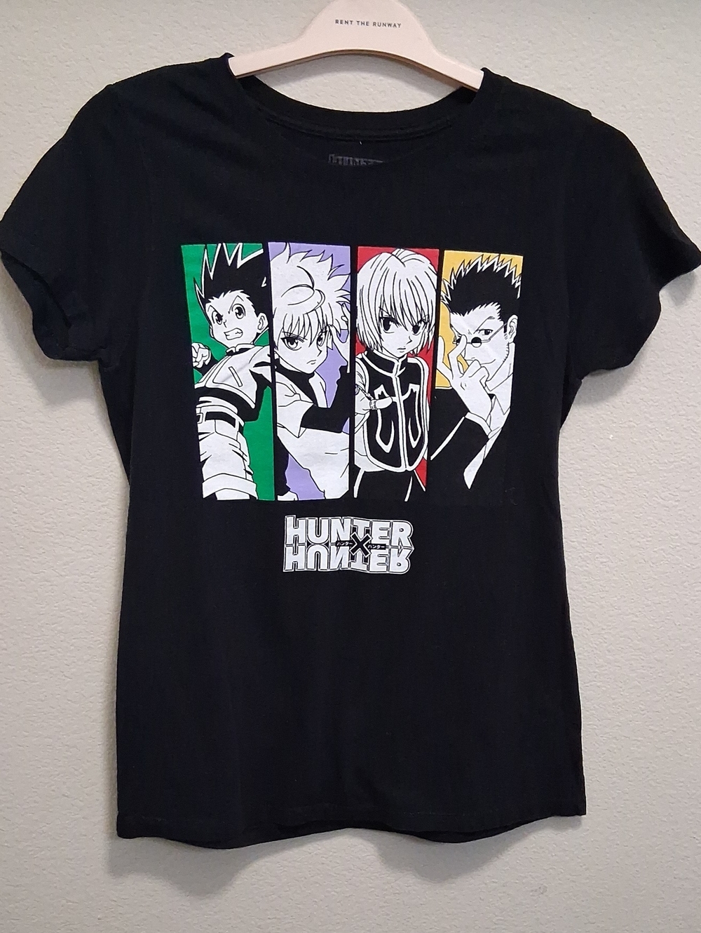 Hunter Black Kids Graphic Tee with Color Block Characters